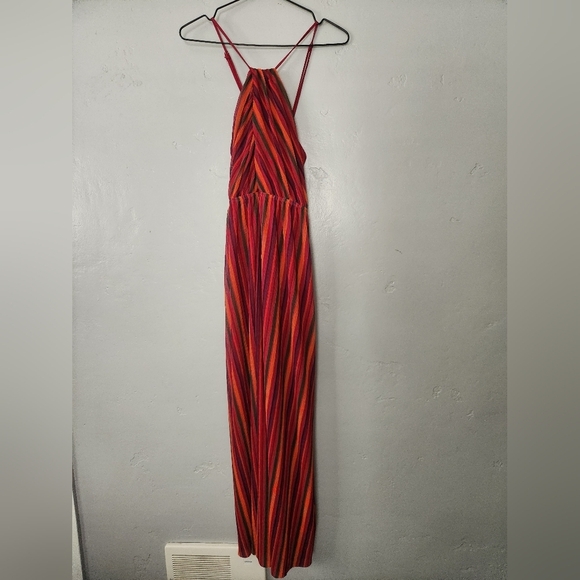 NWT Grace & Mila Meredith Textuted Multi Colored Maxi Dress Medium - Picture 5 of 11